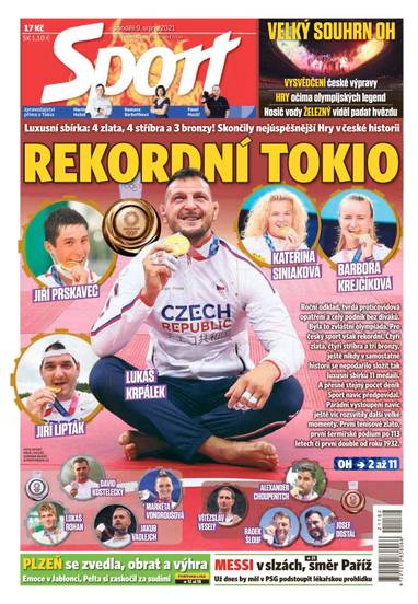 E-magazín Sport - 9.8.2021 - CZECH NEWS CENTER a. s.