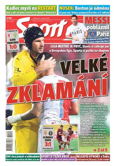 E-magazín Sport - 11.8.2021 - CZECH NEWS CENTER a. s.