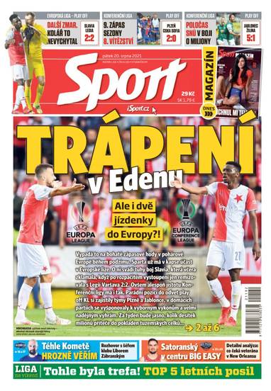 E-magazín Sport - 20.8.2021 - CZECH NEWS CENTER a. s.