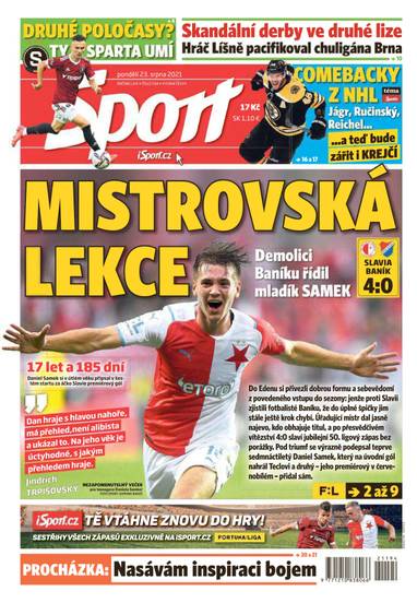 E-magazín Sport - 23.8.2021 - CZECH NEWS CENTER a. s.