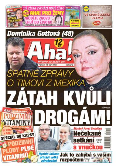 E-magazín Aha! - 13.9.2021 - CZECH NEWS CENTER a. s.