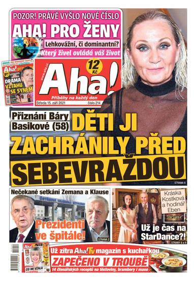 E-magazín Aha! - 15.9.2021 - CZECH NEWS CENTER a. s.