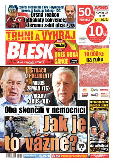 E-magazín BLESK - 15.9.2021 - CZECH NEWS CENTER a. s.