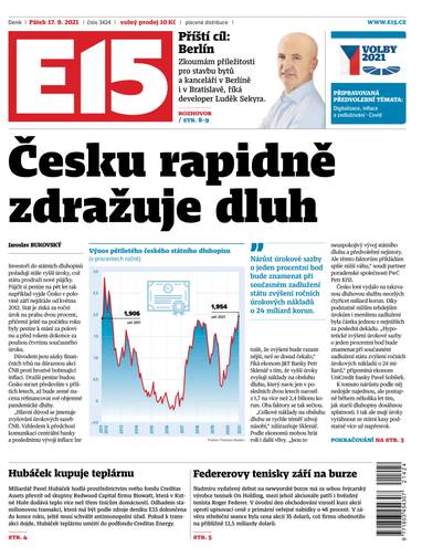 E-magazín e15 - 17.9.2021 - CZECH NEWS CENTER a. s.