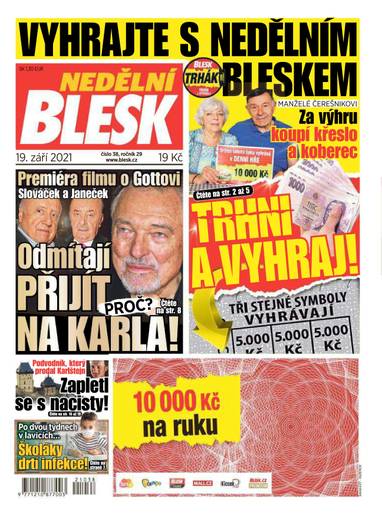 E-magazín NEDĚLNÍ BLESK - 38/2021 - CZECH NEWS CENTER a. s.