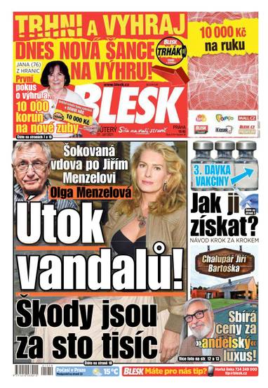 E-magazín BLESK - 21.9.2021 - CZECH NEWS CENTER a. s.