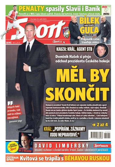 E-magazín Sport - 23.9.2021 - CZECH NEWS CENTER a. s.