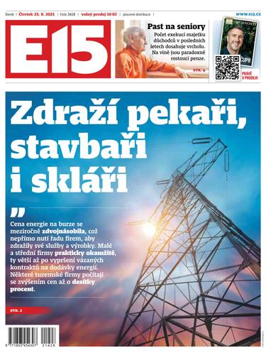 E-magazín e15 - 23.9.2021 - CZECH NEWS CENTER a. s.