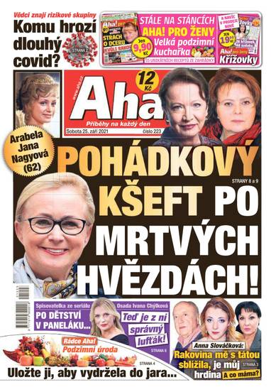 E-magazín Aha! - 25.9.2021 - CZECH NEWS CENTER a. s.