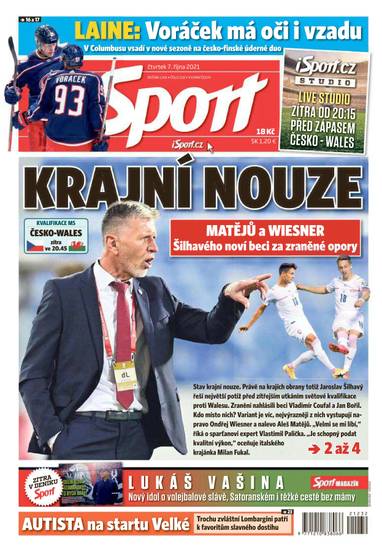 E-magazín Sport - 7.10.2021 - CZECH NEWS CENTER a. s.