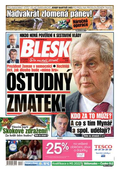 E-magazín BLESK - 12.10.2021 - CZECH NEWS CENTER a. s.