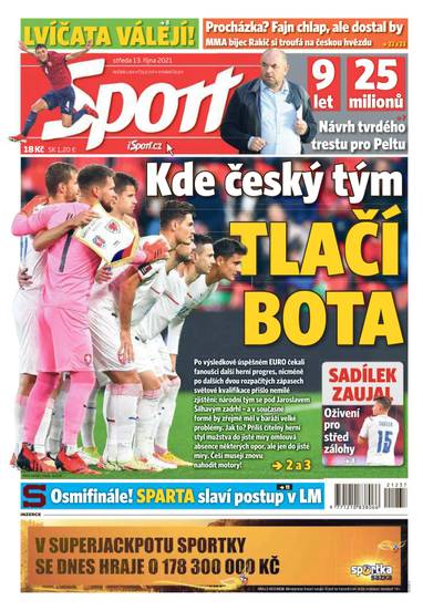 E-magazín Sport - 13.10.2021 - CZECH NEWS CENTER a. s.