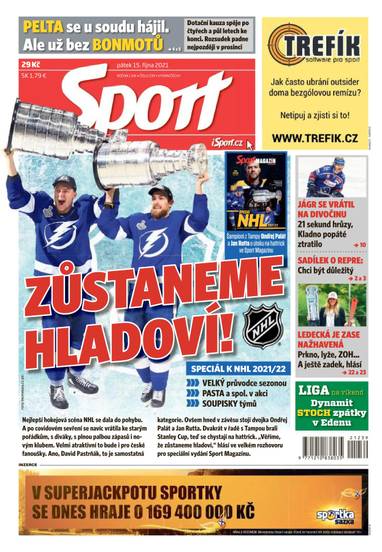 E-magazín Sport - 15.10.2021 - CZECH NEWS CENTER a. s.