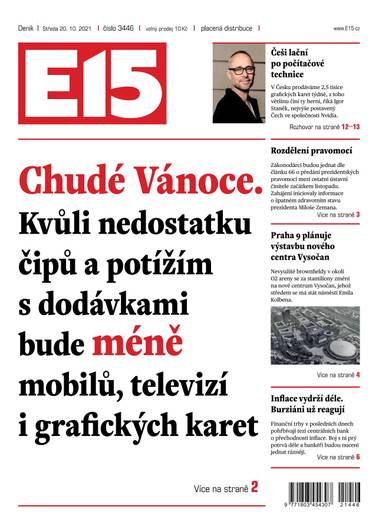 E-magazín e15 - 20.10.2021 - CZECH NEWS CENTER a. s.