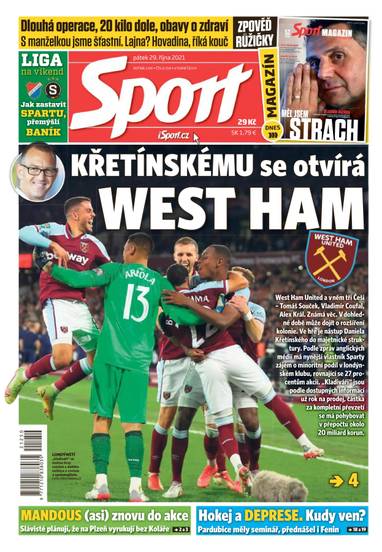 E-magazín Sport - 29.10.2021 - CZECH NEWS CENTER a. s.