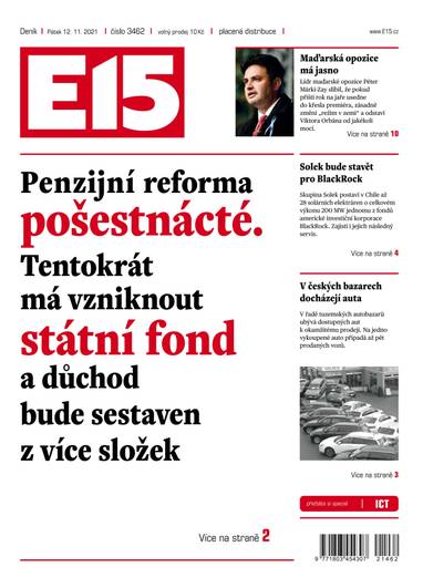 E-magazín e15 - 12.11.2021 - CZECH NEWS CENTER a. s.