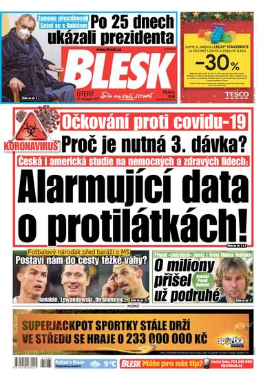 E-magazín BLESK - 16.11.2021 - CZECH NEWS CENTER a. s.