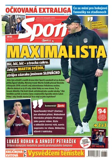 E-magazín Sport - 23.11.2021 - CZECH NEWS CENTER a. s.