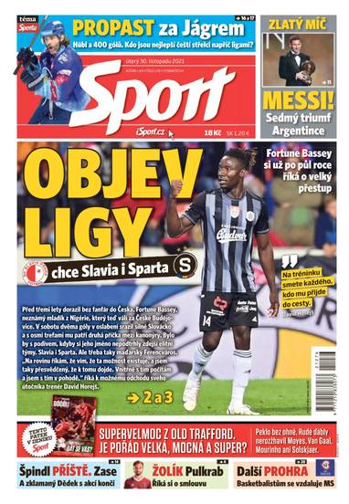 E-magazín Sport - 30.11.2021 - CZECH NEWS CENTER a. s.