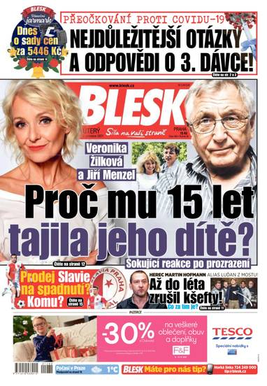 E-magazín BLESK - 7.12.2021 - CZECH NEWS CENTER a. s.