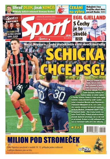 E-magazín Sport - 18.12.2021 - CZECH NEWS CENTER a. s.