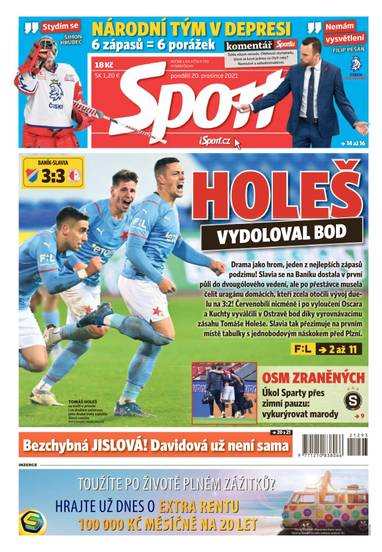 E-magazín Sport - 20.12.2021 - CZECH NEWS CENTER a. s.