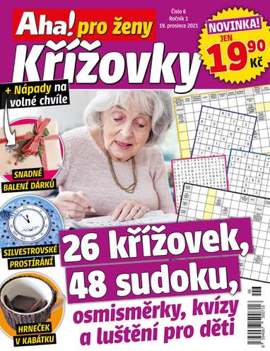 E-magazín Aha! pro ženy Křížovky - 6/2021 - CZECH NEWS CENTER a. s.