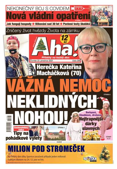 E-magazín Aha! - 23.12.2021 - CZECH NEWS CENTER a. s.