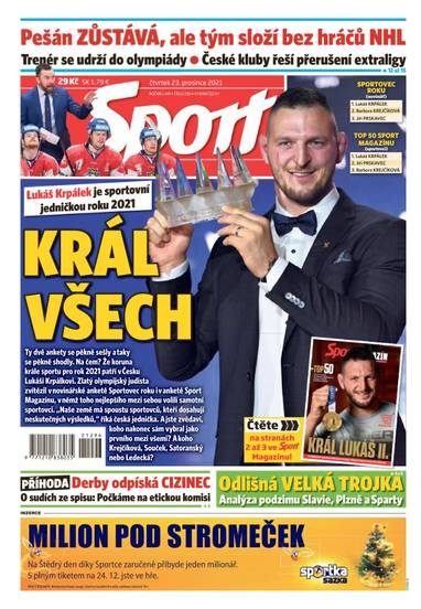 E-magazín Sport - 23.12.2021 - CZECH NEWS CENTER a. s.