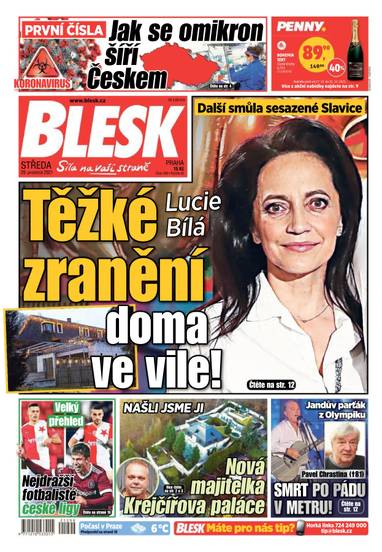 E-magazín BLESK - 29.12.2021 - CZECH NEWS CENTER a. s.