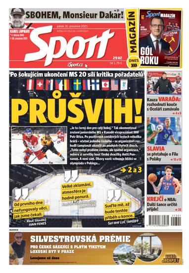 E-magazín Sport - 31.12.2021 - CZECH NEWS CENTER a. s.