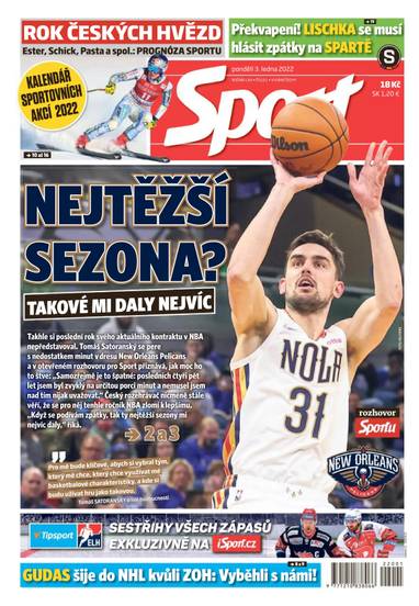 E-magazín Sport - 3.1.2022 - CZECH NEWS CENTER a. s.