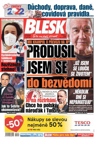 E-magazín BLESK - 4.1.2022 - CZECH NEWS CENTER a. s.