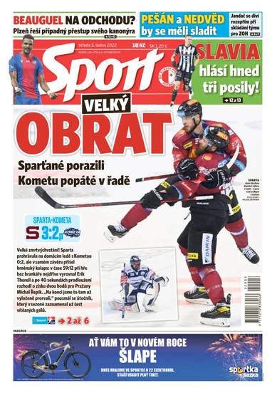 E-magazín Sport - 5.1.2022 - CZECH NEWS CENTER a. s.