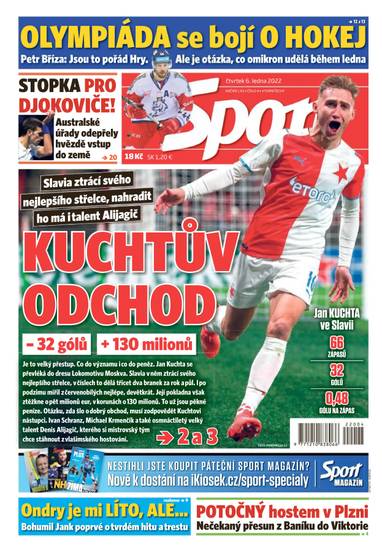 E-magazín Sport - 6.1.2022 - CZECH NEWS CENTER a. s.