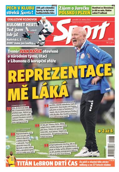 E-magazín Sport - 10.1.2022 - CZECH NEWS CENTER a. s.