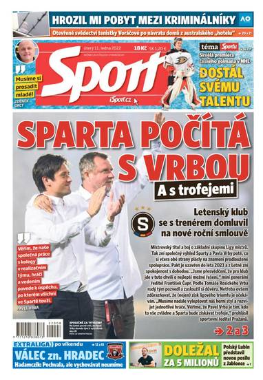 E-magazín Sport - 11.1.2022 - CZECH NEWS CENTER a. s.