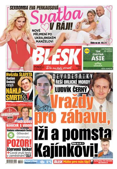 E-magazín BLESK - 24.1.2022 - CZECH NEWS CENTER a. s.