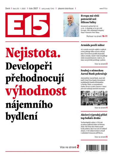 E-magazín e15 - 25.1.2022 - CZECH NEWS CENTER a. s.