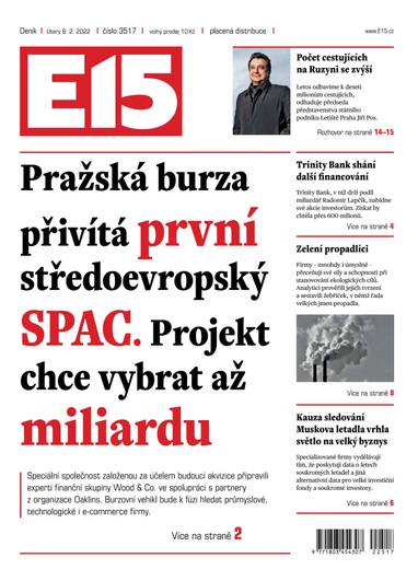 E-magazín e15 - 8.2.2022 - CZECH NEWS CENTER a. s.