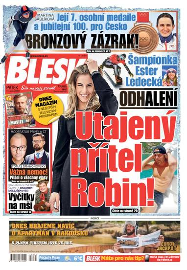 E-magazín BLESK - 11.2.2022 - CZECH NEWS CENTER a. s.