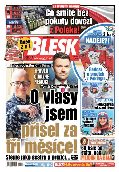 E-magazín BLESK - 12.2.2022 - CZECH NEWS CENTER a. s.