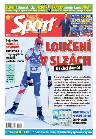 E-magazín Sport - 19.2.2022 - CZECH NEWS CENTER a. s.