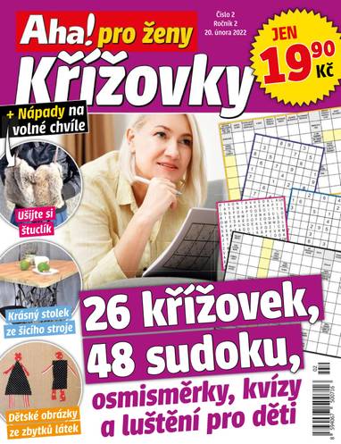 E-magazín Aha! pro ženy Křížovky - 2/2022 - CZECH NEWS CENTER a. s.