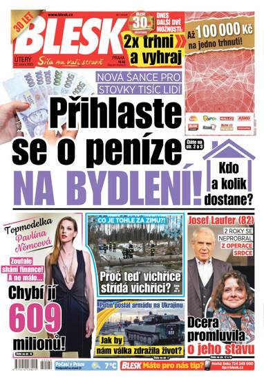 E-magazín BLESK - 22.2.2022 - CZECH NEWS CENTER a. s.