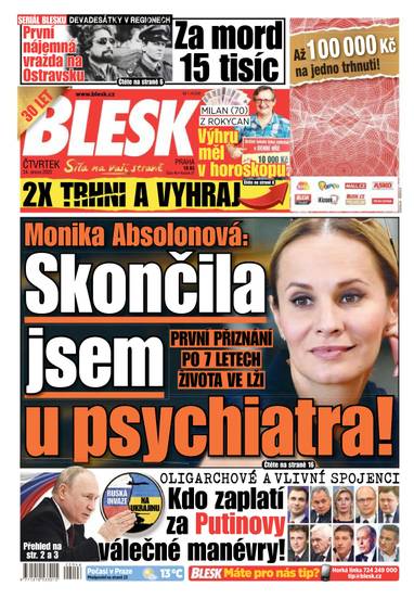 E-magazín BLESK - 24.2.2022 - CZECH NEWS CENTER a. s.