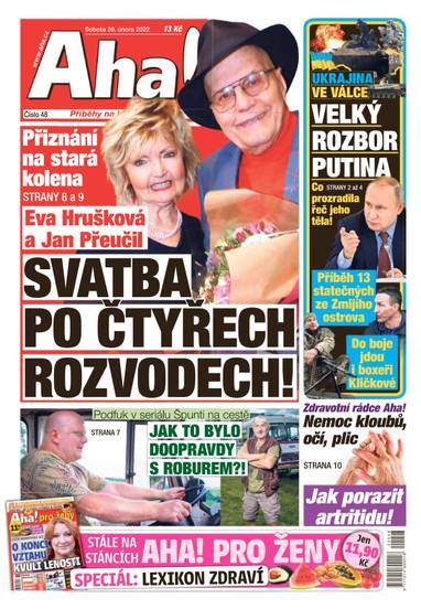 E-magazín Aha! - 26.2.2022 - CZECH NEWS CENTER a. s.