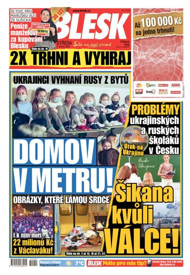 E-magazín BLESK - 2.3.2022 - CZECH NEWS CENTER a. s.