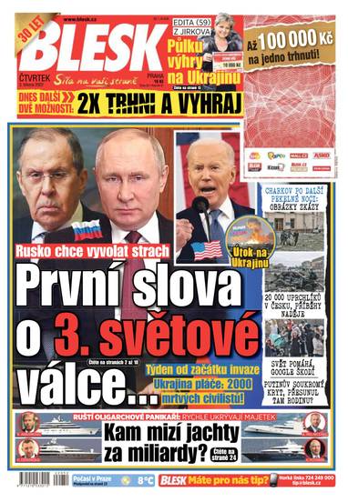 E-magazín BLESK - 3.3.2022 - CZECH NEWS CENTER a. s.