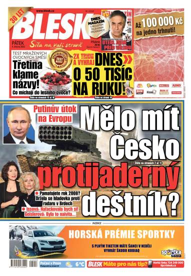 E-magazín BLESK - 4.3.2022 - CZECH NEWS CENTER a. s.